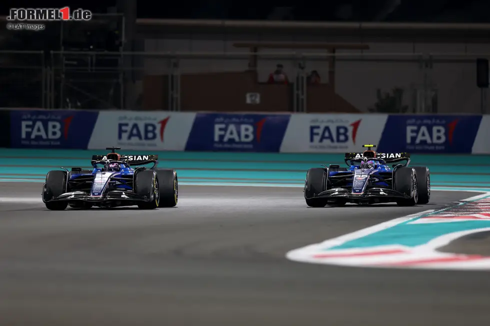 Foto zur News: Alexander Albon (Williams) und Carlos Sainz (Williams)