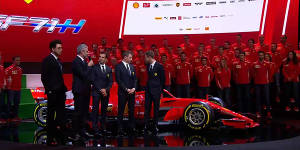 Foto zur News: Fotos: Präsentation Ferrari SF71H