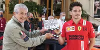 Charles Leclerc bei Dreharbeiten in Monaco Gallerie: Charles Leclerc bei Dreharbeiten in Monaco