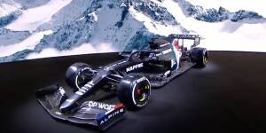 Fotos: Alpine zeigt erste Lackierung für die Formel 1 2021