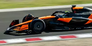 Foto zur News: Pirelli-Test mit Alpine, Ferrari, McLaren und Racing Bulls in Ungarn