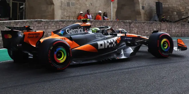 Foto zur News: Norris crasht, Piastri droht Strafe!