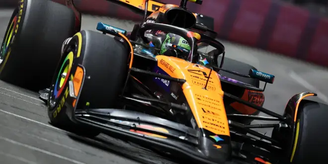 Foto zur News: Norris mit WM-Matchball in Katar