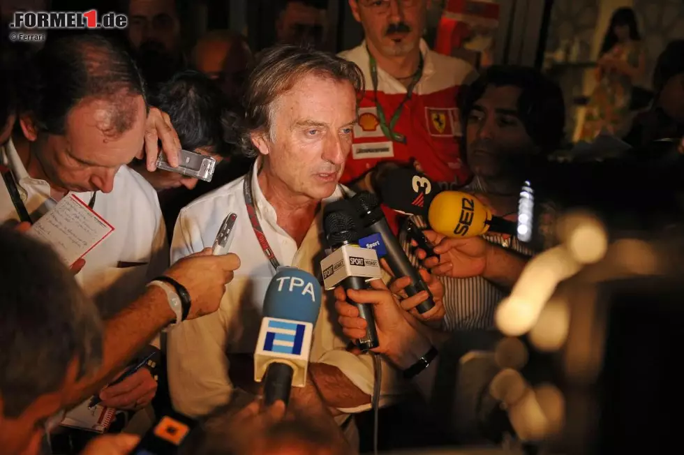 Foto zur News: Ferrari-Präsident Luca di Montezemolo hingegen ärgerte sich über die verpatzte Strategie, stellte sich aber hinter das Team. Kurios: Ein italienischer Minister aus dem Kabinett Berlusconi forderte prompt seinen Rücktritt!
