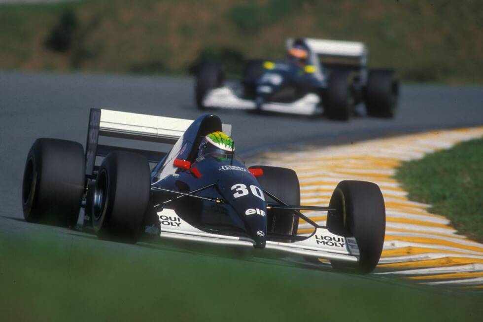 Foto zur News: Premiere in der Formel 1: J.J. Lehto und Karl Wendlinger bestreiten 1993 die erste Saison.