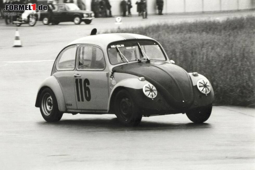 Foto zur News: Mit einem VW Käfer fing alles an: Peter Sauber fuhr damit zuerst zur Arbeit und nahm dann an Klubrennen teil. Zunächst nur zum Spaß...