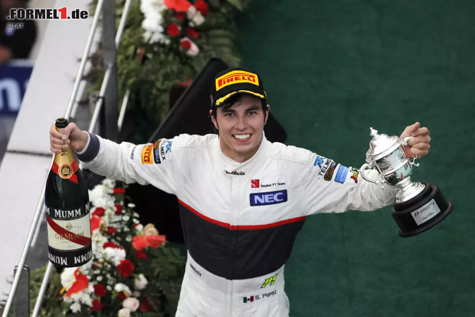 2012 gelingt noch einmal eine sehr erfolgreiche Saison: Sergio Perez und Kamui Kobayashi fahren viermal auf das Podest, Perez sogar zweimal auf Rang zwei. Foto zur News: 2012 gelingt noch einmal eine sehr erfolgreiche Saison: Sergio Perez und Kamui Kobayashi fahren viermal auf das Podest, Perez sogar zweimal auf Rang zwei.