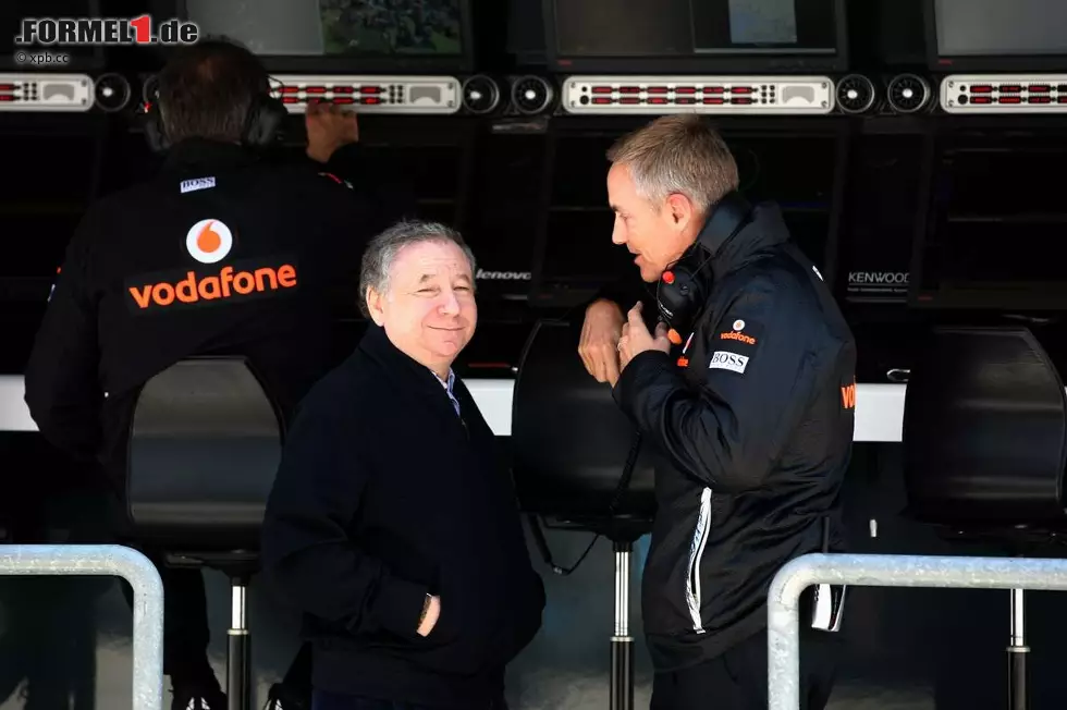 Einst erbitterte Gegner auf der Rennstrecke, heute Verhandlungspartner über die Zukunft der Formel 1: FIA-Präsident Jean Todt, ehemaliger Ferrari-Teamchef, und McLaren-Boss Martin Whitmarsh, heute Vorsitzender der Teamvereinigung FOTA. Foto zur News: Einst erbitterte Gegner auf der Rennstrecke, heute Verhandlungspartner über die Zukunft der Formel 1: FIA-Präsident Jean Todt, ehemaliger Ferrari-Teamchef, und McLaren-Boss Martin Whitmarsh, heute Vorsitzender der Teamvereinigung FOTA.