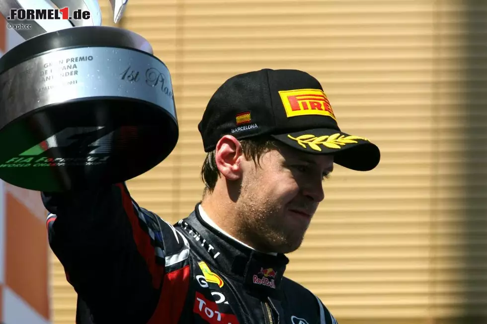 Kurier (Österreich): "Vettel wackelt, fällt aber nicht. Sebastian Vettel setzt sich knapp gegen Lewis Hamilton durch und holt im fünften Saisonrennen seinen bereits vierten Sieg. Dank einer fehlerlosen Vorstellung der gesamten Red-Bull-Crew gewinnt Vettel den Spanien-Grand-Prix. In Barcelona gewann der Deutsche am Sonntag nicht nur, weil er einmal mehr das beste Auto im gesamten Fahrerfeld steuerte, sondern vielmehr durch eine strategische Meisterleistung." Foto zur News: Kurier (Österreich): "Vettel wackelt, fällt aber nicht. Sebastian Vettel setzt sich knapp gegen Lewis Hamilton durch und holt im fünften Saisonrennen seinen bereits vierten Sieg. Dank einer fehlerlosen Vorstellung der gesamten Red-Bull-Crew gewinnt Vettel den Spanien-Grand-Prix. In Barcelona gewann der Deutsche am Sonntag nicht nur, weil er einmal mehr das beste Auto im gesamten Fahrerfeld steuerte, sondern vielmehr durch eine strategische Meisterleistung."