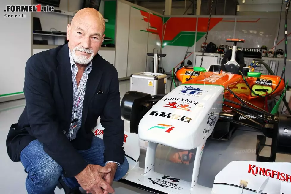 Sir Patrick Stewart, der breiten Masse wahrscheinlich besser bekannt als Captain Picard aus "Raumschiff Enterprise", ist schon lange glühender Formel-1-Fan... Foto zur News: Sir Patrick Stewart, der breiten Masse wahrscheinlich besser bekannt als Captain Picard aus "Raumschiff Enterprise", ist schon lange glühender Formel-1-Fan...