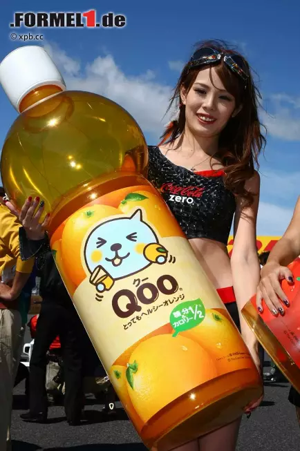 Foto zur News: Wegen der radioaktiven Gefahr waren einige Paddock-Mitreisende besorgt, was ihre Ernährung angeht, aber ganz ehrlich, wer kann bei diesem Orangensaft nein sagen?