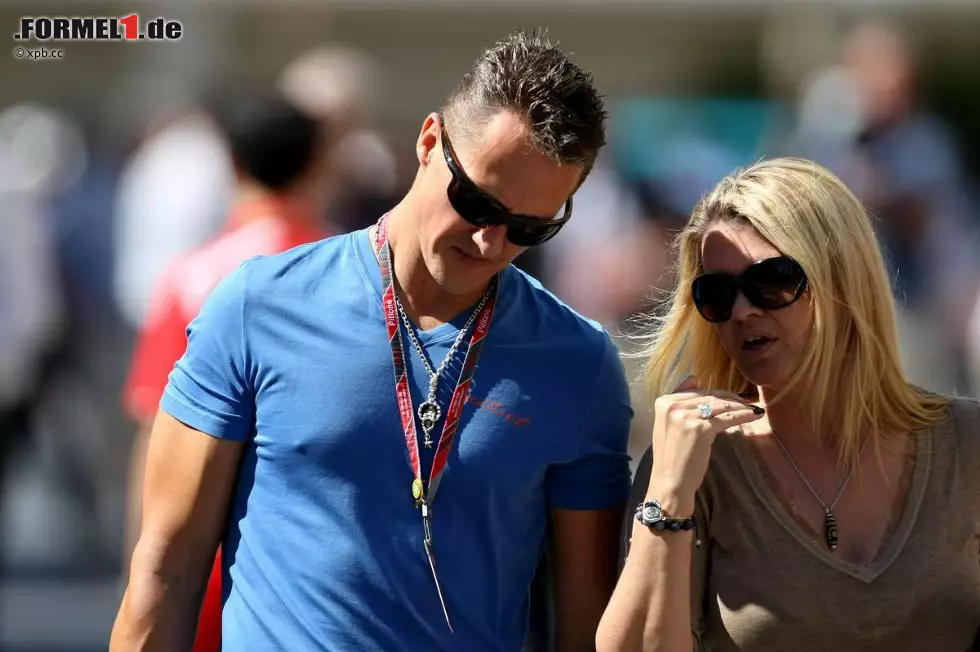 Foto zur News: Michael Schumacher mit Ehefrau Corinna.