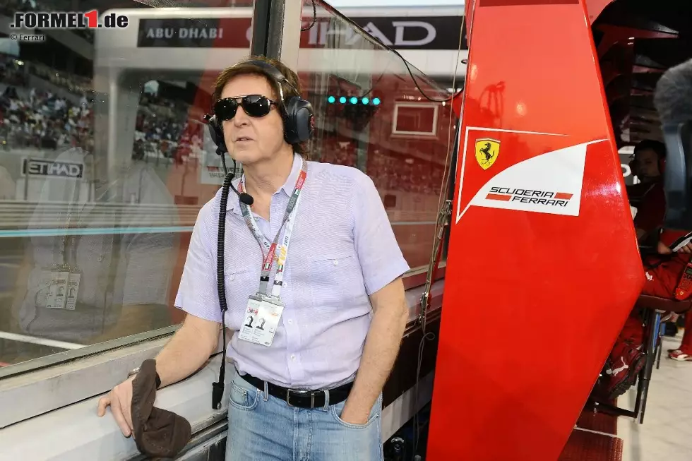 Foto zur News: Ex-Beatle Paul McCartney kam während seiner Flitterwochen nach Abu Dhabi und hatte nach dem Rennen sogar einen Live-Auftritt.