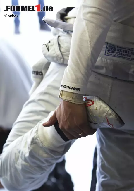 Foto zur News: Und das trotz aller Vorbereitung von Michael Schumacher vor dem Rennen.