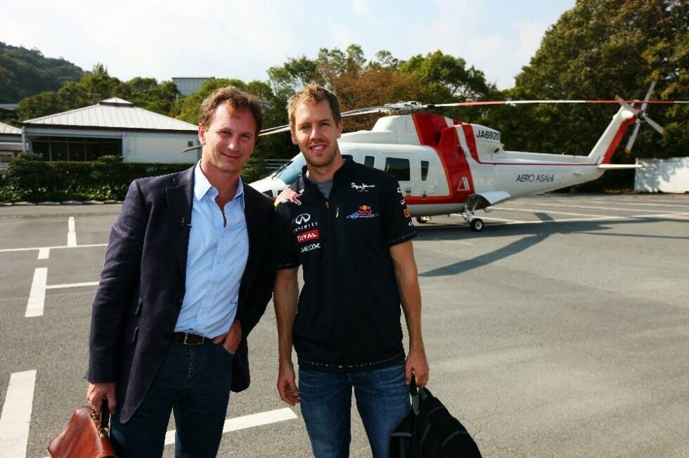 Foto zur News: C wie Christian Horner, als Teamchef bei Red Bull Vettels Vorgesetzter