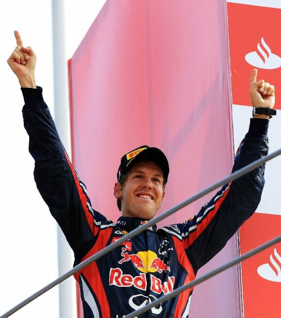 Foto zur News: J wie Jubelschreie, Vettels Ausbrüche am Boxenfunk nach gewonnenen Rennen sind fast schon legendär