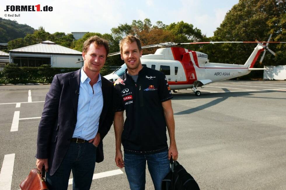 Foto zur News: C wie Christian Horner, als Teamchef bei Red Bull Vettels Vorgesetzter