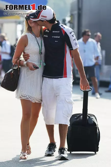 Foto zur News: Bruno Senna mit Charlotte Evans.