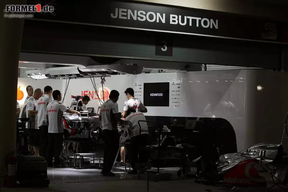 Foto zur News: ... oder auch bei McLaren. Teilweise sogar bis tief in die Nacht hinein.