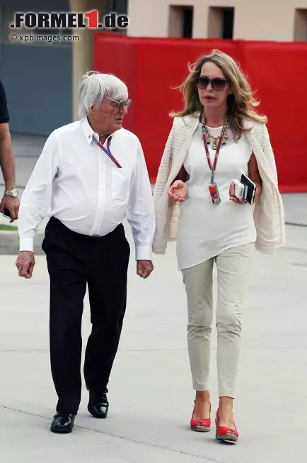 ... und Bernie Ecclestone (im Bild mit Agentur-Chefin Katja Heim) sind diejenigen, die in der Formel 1 das Sagen haben. Foto zur News: ... und Bernie Ecclestone (im Bild mit Agentur-Chefin Katja Heim) sind diejenigen, die in der Formel 1 das Sagen haben.