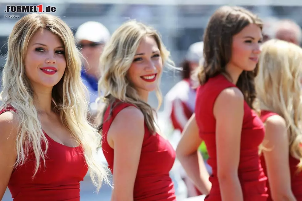 Foto zur News: ... sondern auch die bildhübschen Gridgirls.