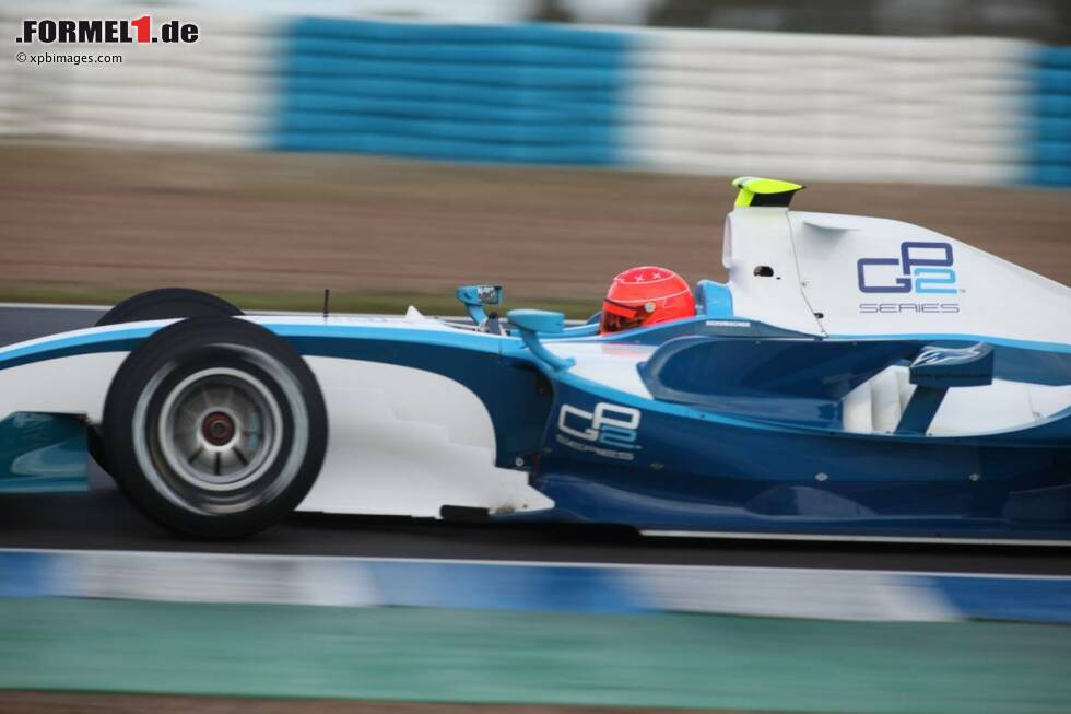Foto zur News: Aufgrund des Testverbots tastet sich Schumacher in einem GP2-Wagen an das Renntempo heran.