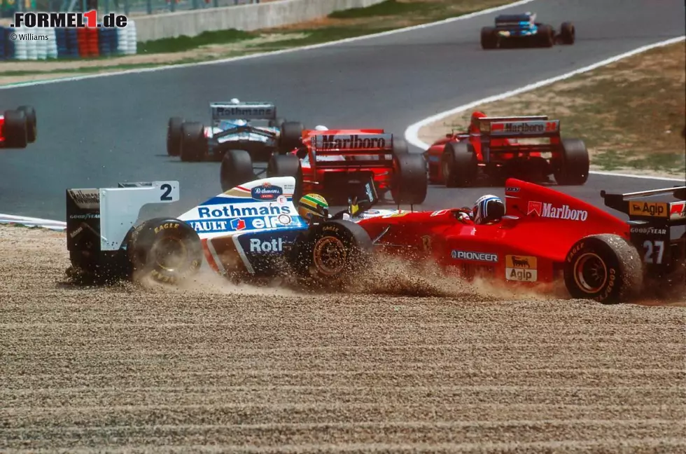 Foto zur News: Ausfall beim Heim-Grand-Prix in Brasilien, Ausfall nach Startkarambolage beim Pazifik-Grand-Prix in Aida. Senna liegt im Duell mit Schumacher nach zwei Saisonläufen mit 0:20 zurück. Und dann kommt Imola...