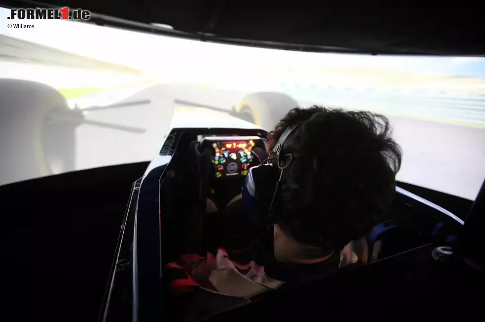 Foto zur News: Im Simulator...