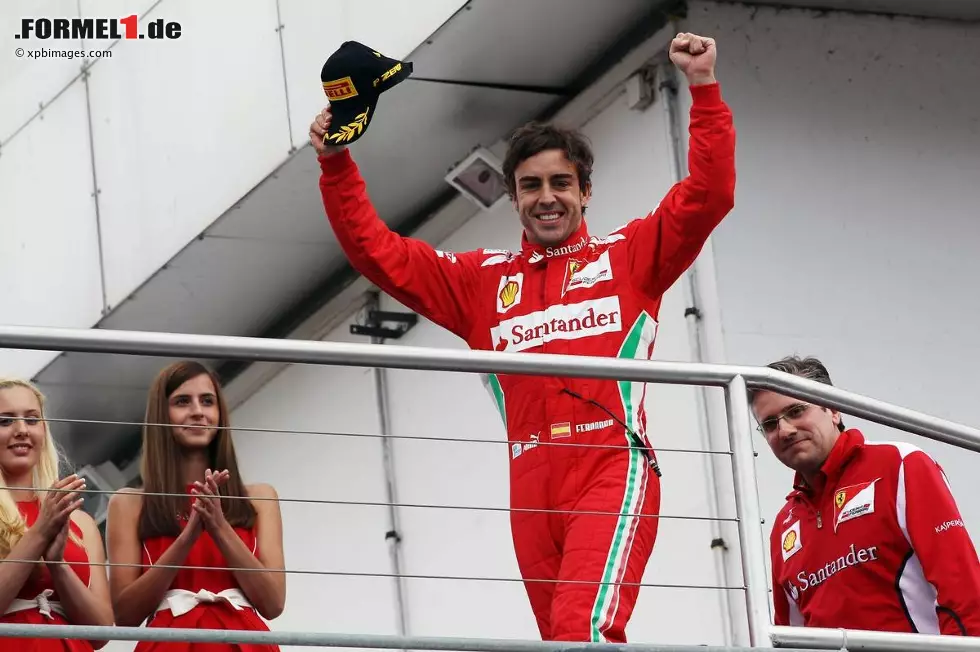AS (Spanien): "Alonso ist nicht zu bremsen. Er baut seine Führung nach dem Sieg im Vettel-Merkel-Territorium weiter aus." Foto zur News: AS (Spanien): "Alonso ist nicht zu bremsen. Er baut seine Führung nach dem Sieg im Vettel-Merkel-Territorium weiter aus."