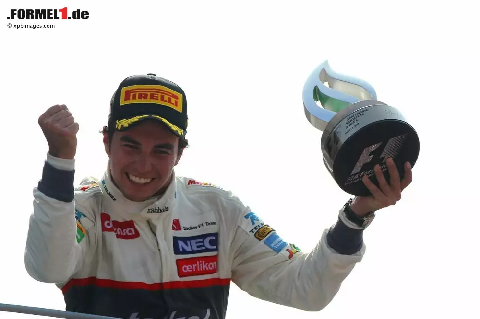Foto zur News: Blick (Schweiz): "Sauber fliegt in Monza davon. Klopft Ferrari jetzt doch bei Perez an? Der Mexikaner fliegt ausgerechnet in Monza an den beiden roten Boliden vorbei."