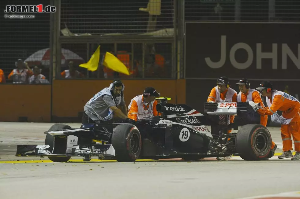 Foto zur News: Bruno Senna (Williams-Renault), zweites Freies Training zum Grand Prix von Singapur in Singapur.