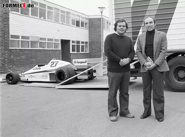 Foto zur News: Auf geht's ins Abenteuer Formel 1: Nach zwei erfolglosen Anläufen in der Königsklasse gründen Frank Williams (70 Prozent) und Patrick Head (30 Prozent) ihr eigenes Team. Mit einem March-Chassis steigt man beim Grand Prix von Spanien in die Weltmeisterschaft ein.