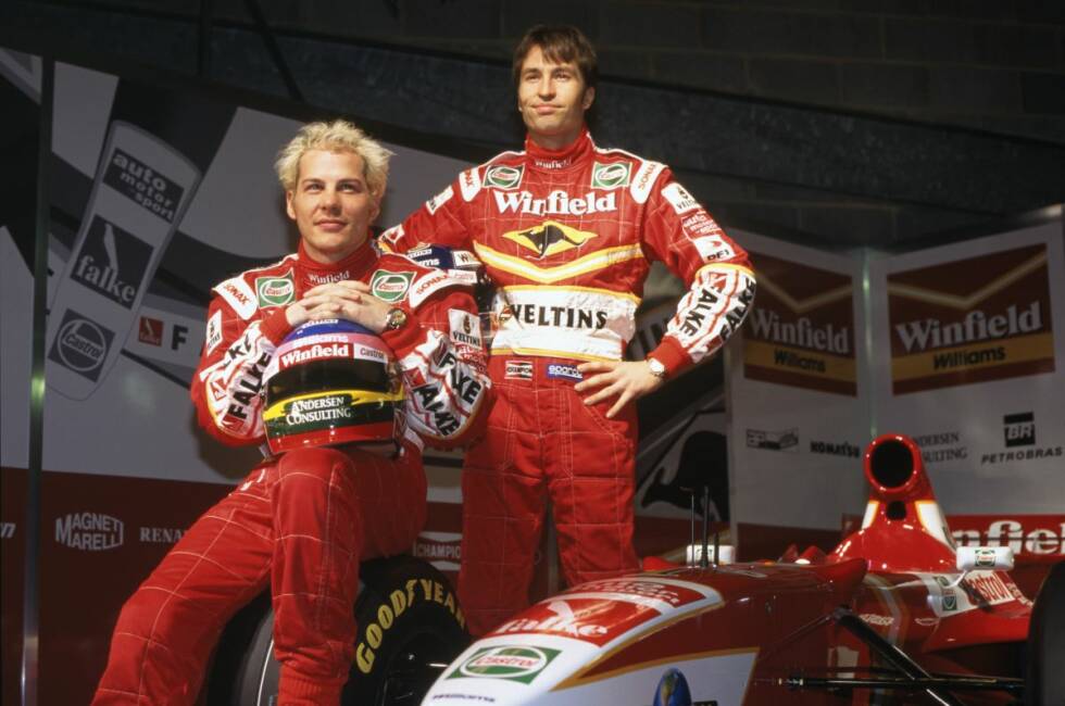 Foto zur News: Die mageren Winfield-Jahre: In neuen Farben gewinnt das Williams-Duo Villeneuve/Frentzen 1998, in der ersten Saison ohne Renault-Werksmotoren, keinen einzigen Grand Prix.