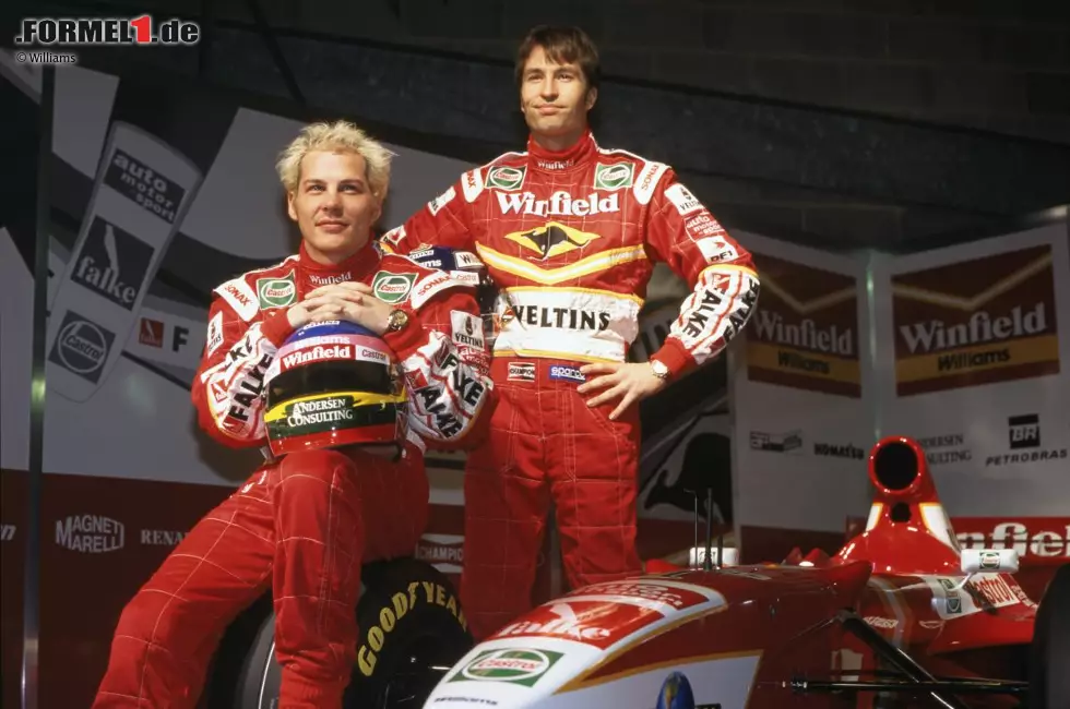 Die mageren Winfield-Jahre: In neuen Farben gewinnt das Williams-Duo Villeneuve/Frentzen 1998, in der ersten Saison ohne Renault-Werksmotoren, keinen einzigen Grand Prix. Foto zur News: Die mageren Winfield-Jahre: In neuen Farben gewinnt das Williams-Duo Villeneuve/Frentzen 1998, in der ersten Saison ohne Renault-Werksmotoren, keinen einzigen Grand Prix.
