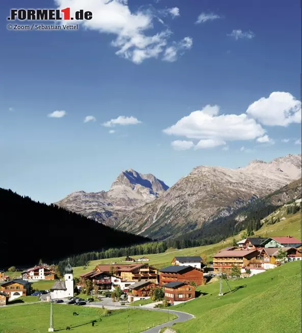 Sebastian Vettel: "Das ist der Berg, den man als Rote Wand kennt, in Vorarlberg in Österreich. Eine fantastische Aussicht! Ich kenne die Gegend sehr gut. Ich war dort zum ersten Mal auf Skiurlaub, mit meiner Familie und meinem guten Freund Joschi Walch, der Hospitality-Chef war, als ich in der Formel 1 debütierte, und jetzt ein Hotel in der Gegend hat. Ich liebe es, in der Region Urlaub zu machen, und es ist fast wie eine zweite Heimat, weil Formel-1-Cateringchef Karl-Heinz Zimmermann sein Alpenblick-Restaurant gleich nebenbei hat. Ich liebe es!" Foto zur News: Sebastian Vettel: "Das ist der Berg, den man als Rote Wand kennt, in Vorarlberg in Österreich. Eine fantastische Aussicht! Ich kenne die Gegend sehr gut. Ich war dort zum ersten Mal auf Skiurlaub, mit meiner Familie und meinem guten Freund Joschi Walch, der Hospitality-Chef war, als ich in der Formel 1 debütierte, und jetzt ein Hotel in der Gegend hat. Ich liebe es, in der Region Urlaub zu machen, und es ist fast wie eine zweite Heimat, weil Formel-1-Cateringchef Karl-Heinz Zimmermann sein Alpenblick-Restaurant gleich nebenbei hat. Ich liebe es!"