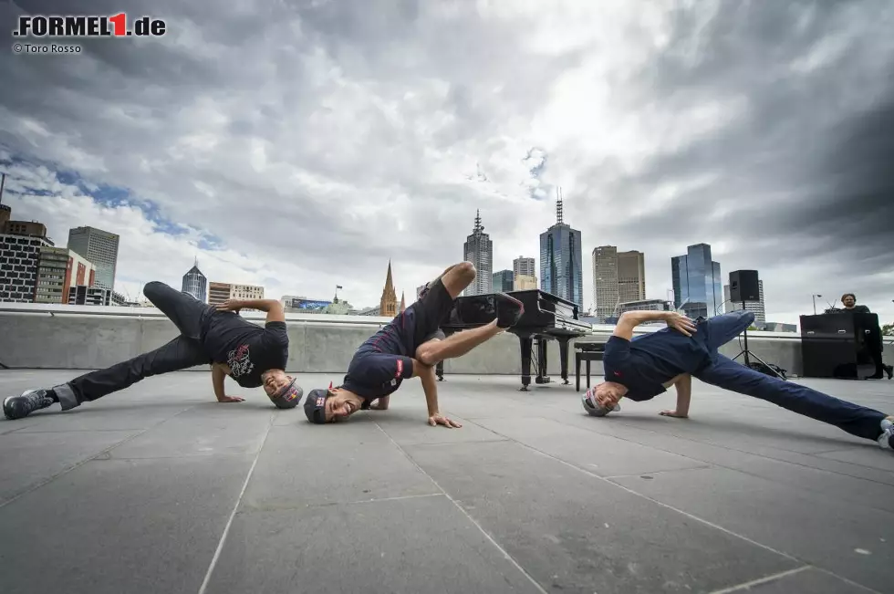 Foto zur News: ... Breakdancen lernen...