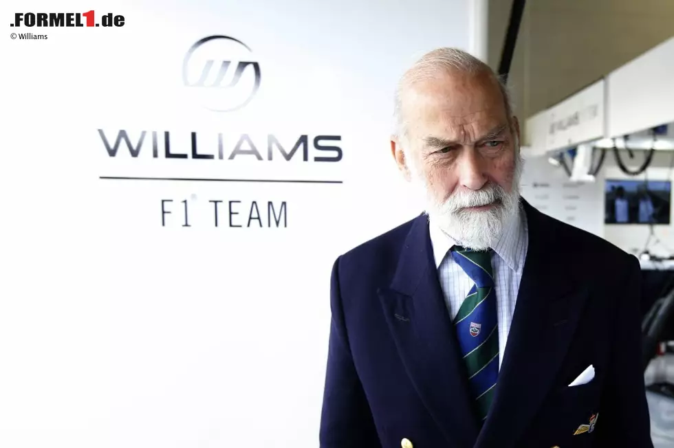 Foto zur News: Royaler Besuch bei Williams: Prinz Michael von Kent, ein Cousin von Queen Elisabeth II., hatte schon immer ein Faible für den Sport. 1972 wollte er als Bobfahrer an den Olympischen Winterspielen teilnehmen. Zu mehr als einer Reservistenrolle reichte es aber nicht.