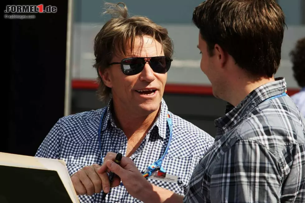 Foto zur News: Ansonsten hielt sich der Glamour-Faktor in der ländlichen Eifelregion eher in Grenzen. Dafür nutzten umso mehr alte Bekannte die Gelegenheit, sich mal wieder im Paddock blicken zu lassen. Stefan Johansson etwa, ehemaliger Ferrari- und McLaren-Pilot in der Formel 1.