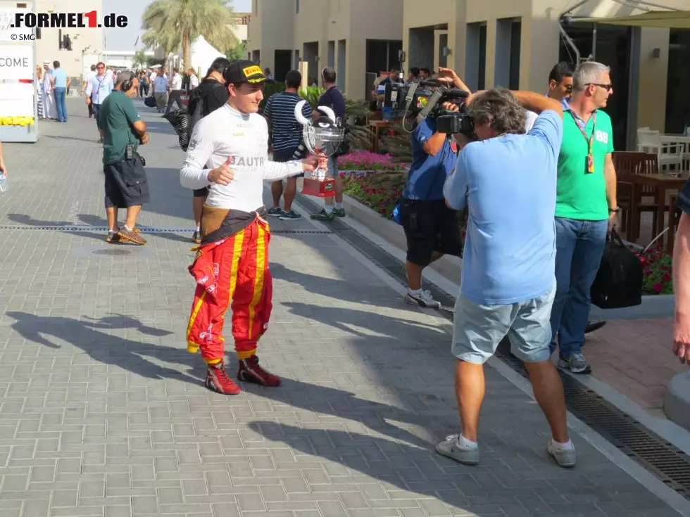 Foto zur News: ... und der Schweizer Fabio Leimer (24), der in Abu Dhabi den GP2-Titel fixieren konnte, aber noch kein Grand-Prix-Cockpit konkret in Aussicht hat.