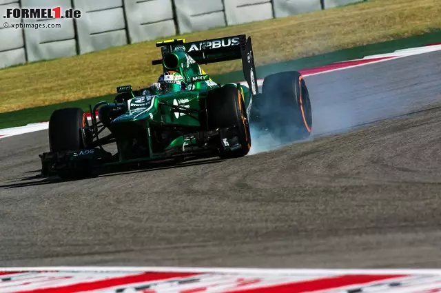 Foto zur News: Giedo van der Garde (Chancen: *): Nein, wir sind nicht von allen guten Geistern verlassen, und nein, natürlich sehen wir den Niederländer aus eigener Kraft nie und nimmer in den Top 10. Aber für Caterham geht's gegen Marussia noch um den zehnten Platz in der Konstrukteurs-WM, und dafür muss in Brasilien mindestens ein 13., wenn nicht sogar ein zwölfter Platz her. Und dass ein Saisonfinale in Brasilien völlig verrückt und unvorhersehbar verlaufen kann, das wissen wir nicht erst seit 2008 (Massa Sekunden-Weltmeister) oder 2012 (Caterham dank Petrow in letzter Minute noch an Marussia vorbei). So gesehen ist van der Garde, dessen Form seit Wochen ansteigend ist, einen Tipp wert. Schließlich haben wir seine Galavorstellung im Regen-Qualifying in Spa-Francorchamps (Platz 14) noch nicht vergessen.