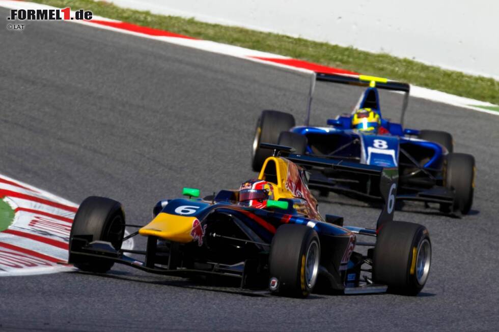 Foto zur News: Im Jahr 2013 fuhr Kwjat in der GP3-Serie (hier in Barcelona) und holte sich auf Anhieb den Titel. Dabei hatte er bis zum elften Saisonlauf nicht ein einziges Rennen gewonnen.