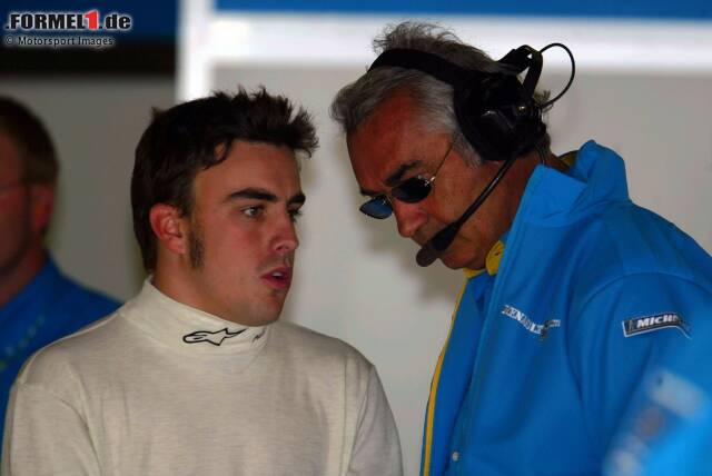 Foto zur News: Eine Erfolgsallianz: Briatore ist bei Renault nicht nur Alonsos Teamchef, sondern auch sein persönlicher Manager. Logisch also, dass die Hierarchien klar verteilt sind und Jarno Trulli als Stallgefährte einen schweren Stand hat.