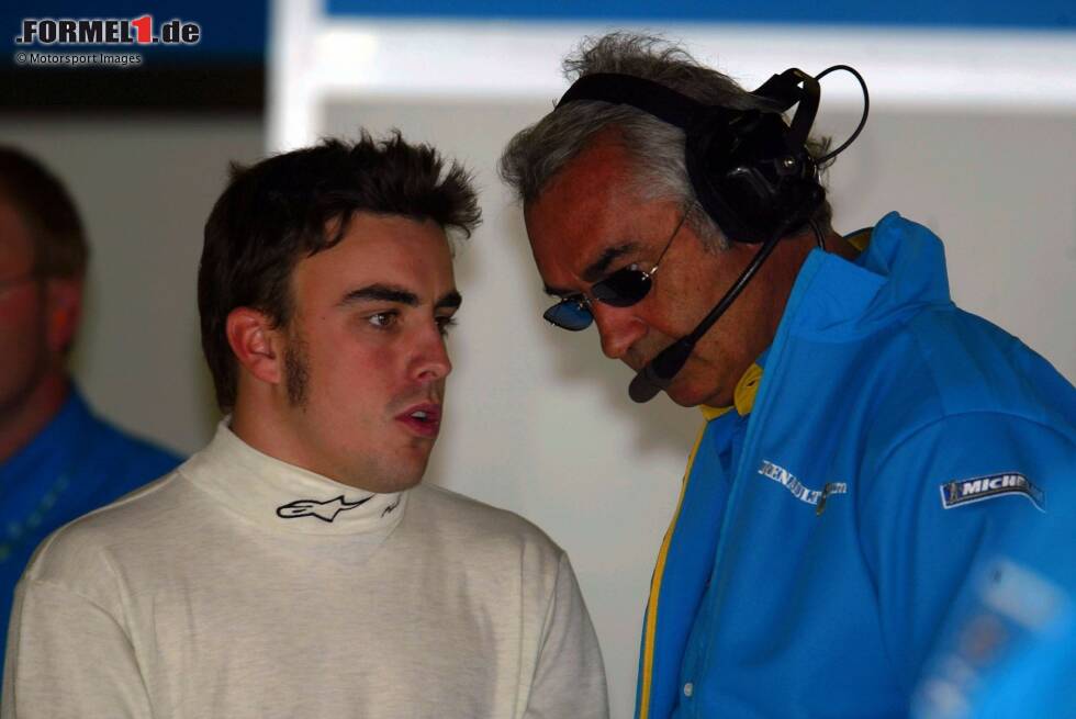 Foto zur News: Eine Erfolgsallianz: Briatore ist bei Renault nicht nur Alonsos Teamchef, sondern auch sein persönlicher Manager. Logisch also, dass die Hierarchien klar verteilt sind und Jarno Trulli als Stallgefährte einen schweren Stand hat.