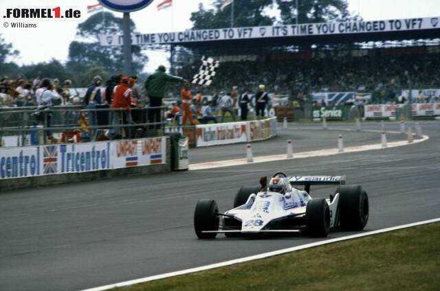 Foto zur News: Bis haben 13 Fahrer Formel-1-Rennen mit Autos gewonnen, an denen Ross Brawn maßgeblich mitgewirkt hat. Den Anfang machte im Jahr 1979 ein Schweizer: Clay Regazzoni bescherte Frank Williams beim Heimspiel in Silverstone den ersten Sieg in der Teamgeschichte.