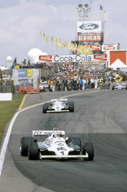 Foto zur News: Carlos Reutemann, später Gouverneur von Santa Fe, feierte 1980 und 1981 insgesamt drei Siege auf Williams, hier in Belgien 1981. Damals fand der Grand Prix noch nicht in Spa-Francorchamps, sondern in Zolder statt.