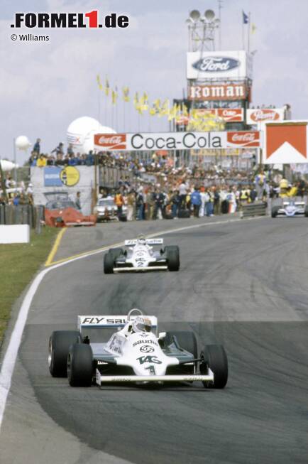 Foto zur News: Carlos Reutemann, später Gouverneur von Santa Fe, feierte 1980 und 1981 insgesamt drei Siege auf Williams, hier in Belgien 1981. Damals fand der Grand Prix noch nicht in Spa-Francorchamps, sondern in Zolder statt.