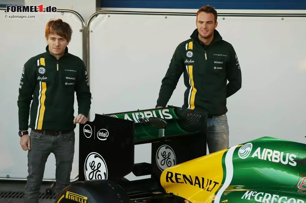 Foto zur News: Bei den Fahrern setzt Caterham auf zwei junge Piloten mit zahlungskräftigen Sponsoren im Hintergrund. Charles Pic wechselt nach einer Saison bei Marussia zu Caterham. Dort trifft er mit Giedo van der Garde auf einen alten Bekannten. Der Niederländer, der mit 27 Jahren in der Formel 1 debütiert, war schon zu GP2-Zeiten sein Teamkollege.