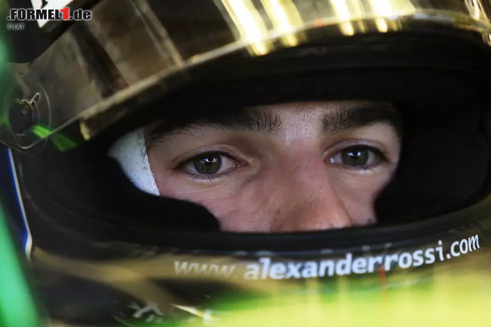 Foto zur News: Zuvor erfüllt Caterham aber seinem Testfahrer Alexander Rossi noch einen großen Traum. Der US-Amerikaner kommt bei seinem Heim-Grand-Prix in Austin als Freitagstester zum Einsatz und ist bei dieser Gelegenheit gleich einmal schneller als Pic.