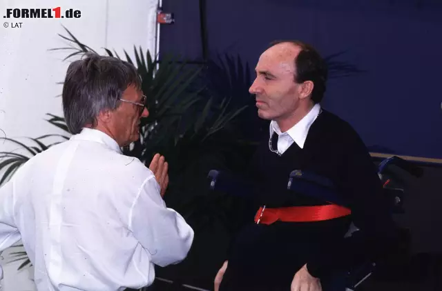 Frank Williams, für den Ecclestone persönlich viel übrig hat, half der Formel-1-Boss in all den Jahren gleich mehrmals aus der Patsche. Der Lohn dafür: Williams war bisher braver Ecclestone-Soldat und stärkte dessen Macht. Foto zur News: Frank Williams, für den Ecclestone persönlich viel übrig hat, half der Formel-1-Boss in all den Jahren gleich mehrmals aus der Patsche. Der Lohn dafür: Williams war bisher braver Ecclestone-Soldat und stärkte dessen Macht.