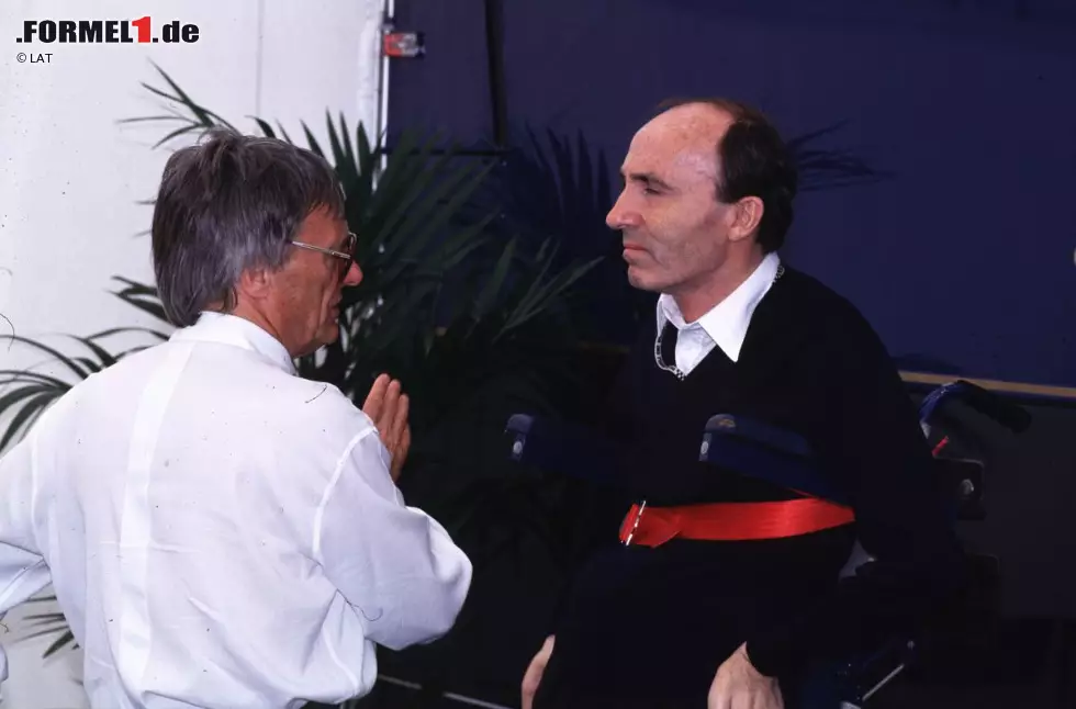 Frank Williams, für den Ecclestone persönlich viel übrig hat, half der Formel-1-Boss in all den Jahren gleich mehrmals aus der Patsche. Der Lohn dafür: Williams war bisher braver Ecclestone-Soldat und stärkte dessen Macht. Foto zur News: Frank Williams, für den Ecclestone persönlich viel übrig hat, half der Formel-1-Boss in all den Jahren gleich mehrmals aus der Patsche. Der Lohn dafür: Williams war bisher braver Ecclestone-Soldat und stärkte dessen Macht.